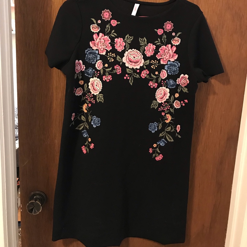 Black t-shirt dress